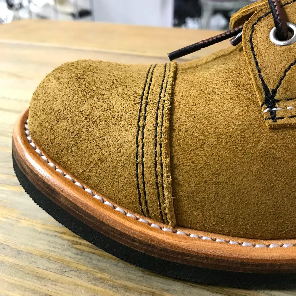 YQ8113 Rock Can Roll Size 35-52 Super Quality Handmade Genuine Italian Cow Leather Goodyear Welted Boots Custom Made Available