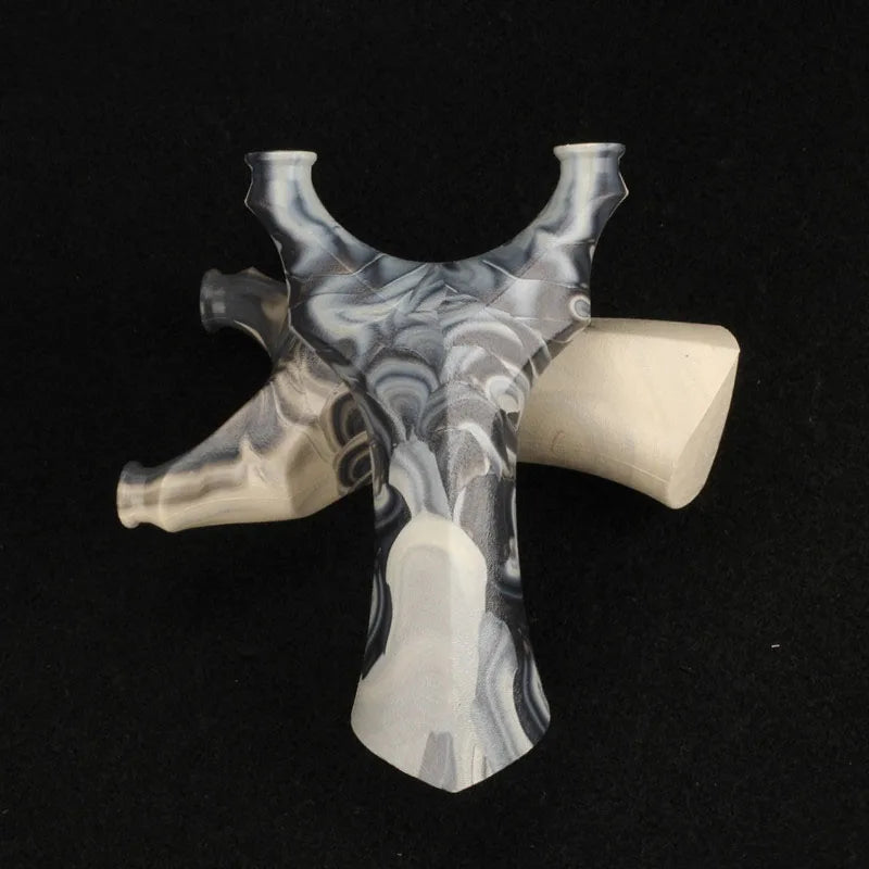 Slingshot Hunting ABS Plastic Catapult with Flat Rubber Band Outdoor Sports Shooting Slingshots High Quality Random