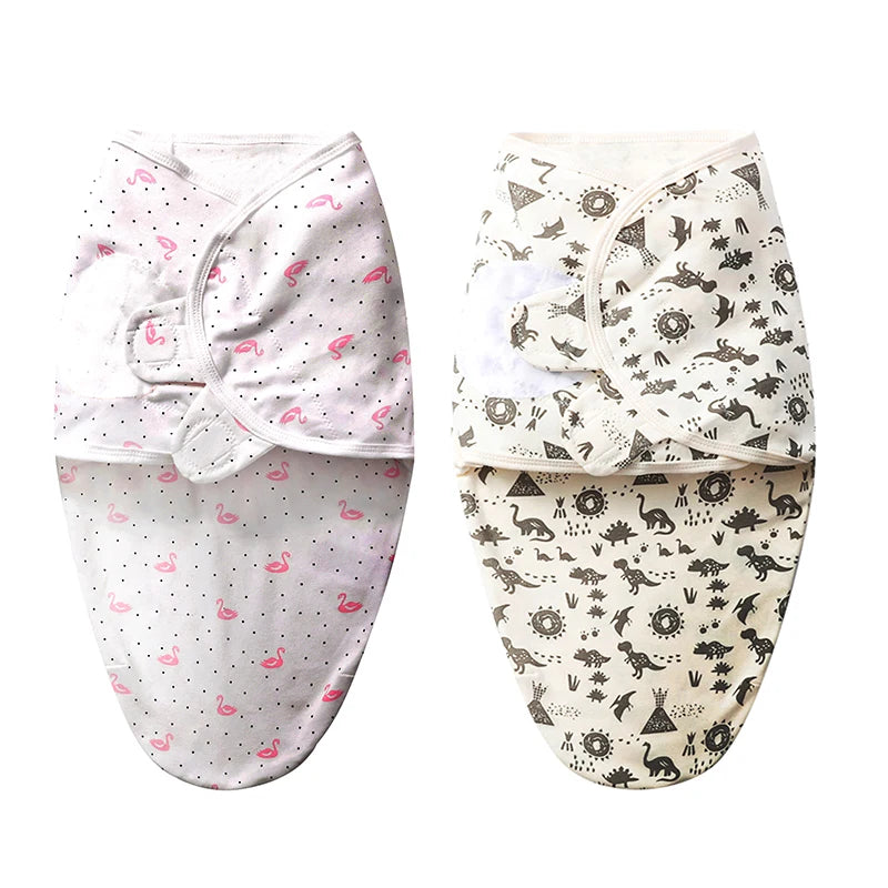 Wholesale baby sleeping bag newborn envelope cocoon wrap swaddle soft 100% cotton 0-6 months sleep blanket
