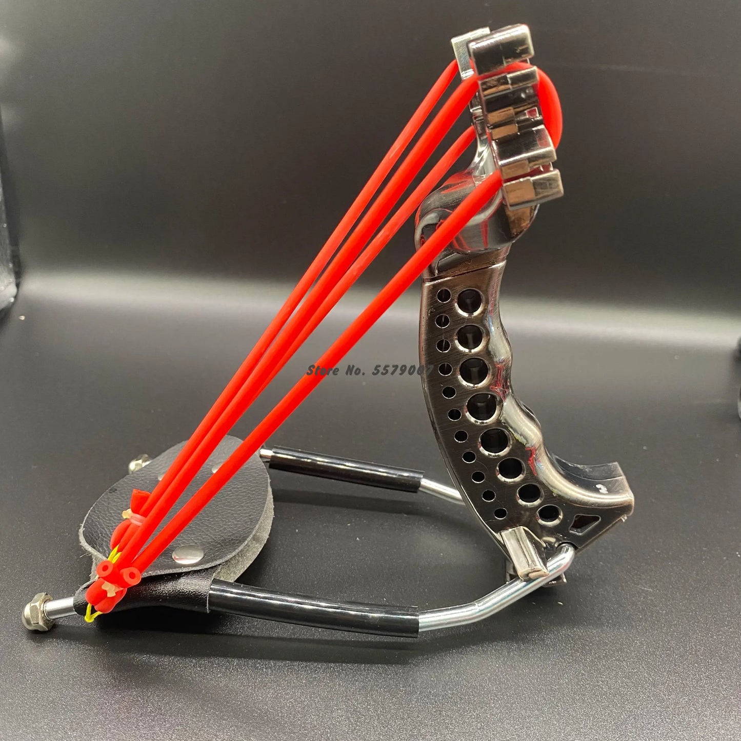 2020 NEW Powerful Hunting Slingshot With 2 Rubber Band Tubing Catapult Professional Tactical Pocket Target Sling Shot Ball