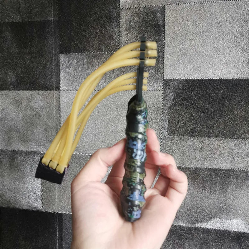 High-quality High-power Catapult Slingshot Shooting Fish Bow Titanium Steel Adult Hunting Shooting Slingshots Accept Customizati