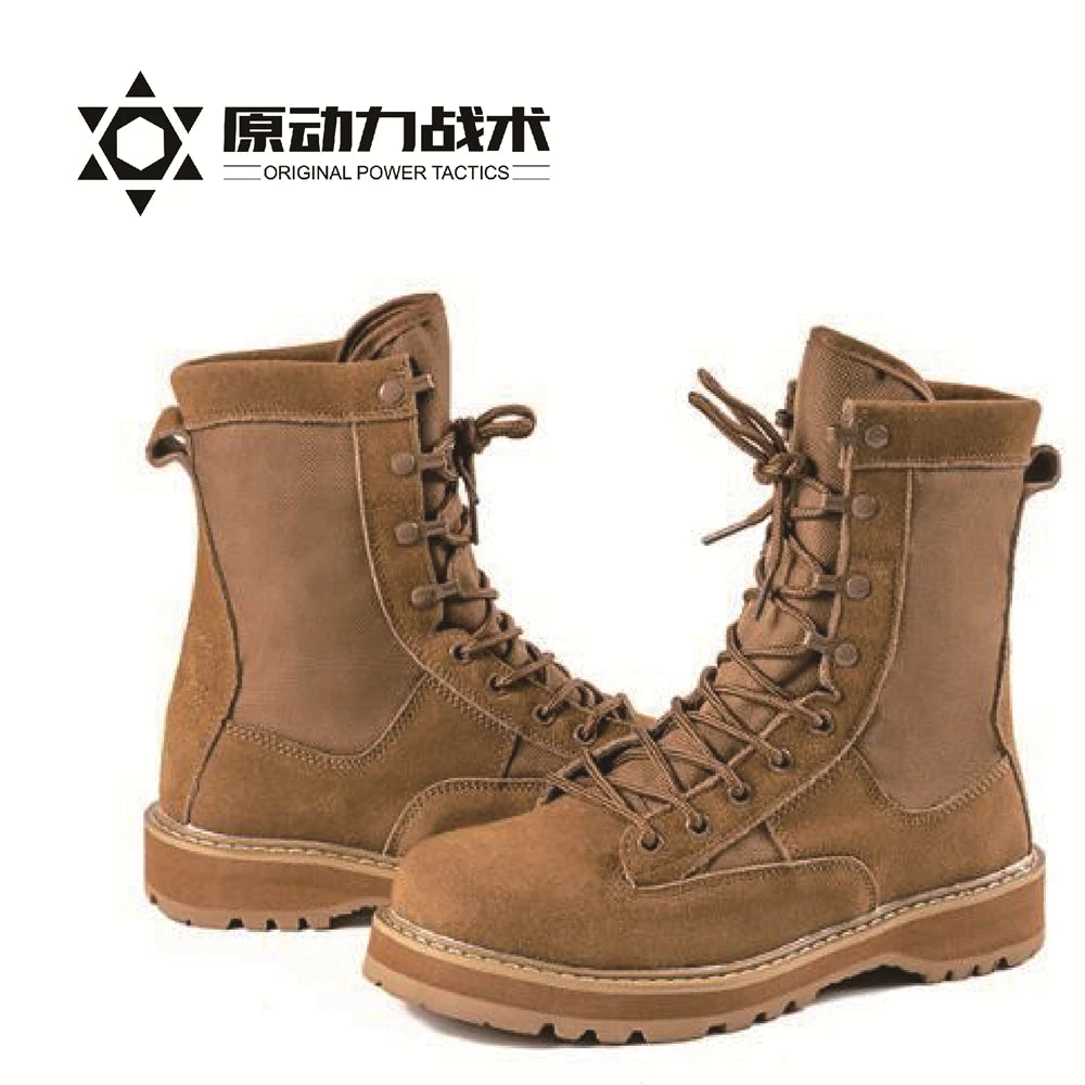 2025 Original Product US Army Sand Battle Desert  Summer Air Vent Army Mountaineering Boots Special Commando men