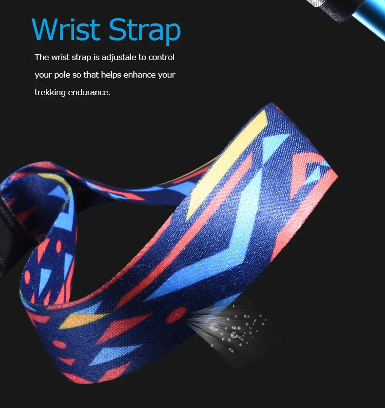 AONIJIE E4201 M-Pole Folding Ultralight Quick Lock Trekking Poles Hiking Pole Race Running Outdoor Walking Stick Carbon Fiber