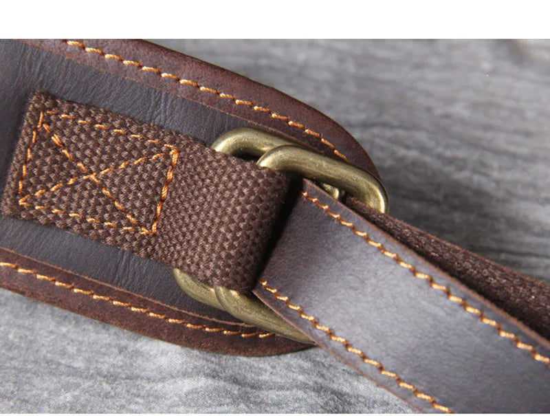 Vintage Crazy Horse Genuine Leather Backpack Men Backpack Laptop Leather Daily Bagpack Male Rucksack Trave Hiking Knapsack Large