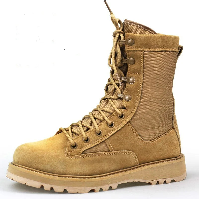 2025 Original Product US Army Sand Battle Desert  Summer Air Vent Army Mountaineering Boots Special Commando men