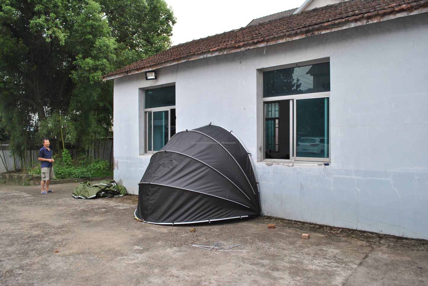 Motorcycle Hanging Garage Tent, Speedway Shelters, Garage Tent, Storage Tent, CZX-507, Portable Outdoor Hanging Garage Tent