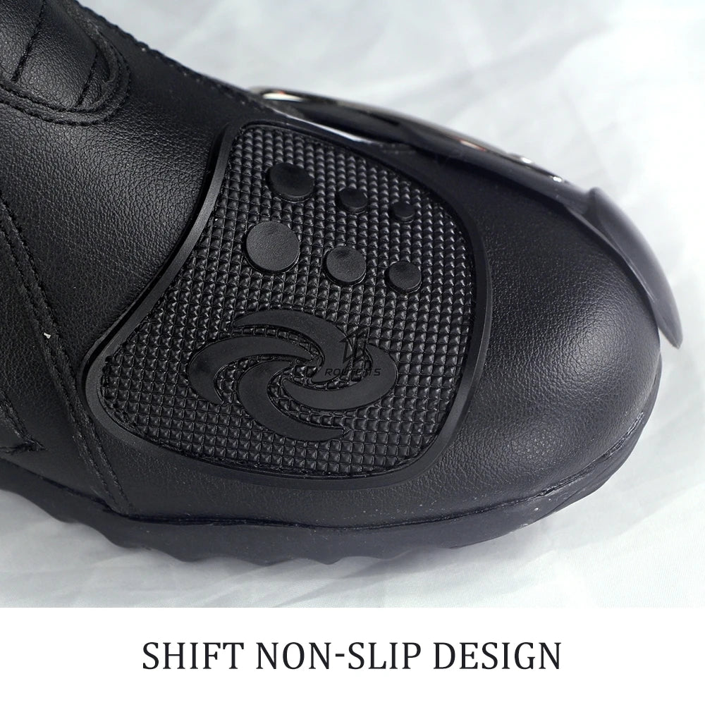 PRO-BIKER Men Motorcycle Boots Waterproof PU Botas Moto Boots Motocross Motorcycle Shoes Protection Motorcycle Long Thigh Boots