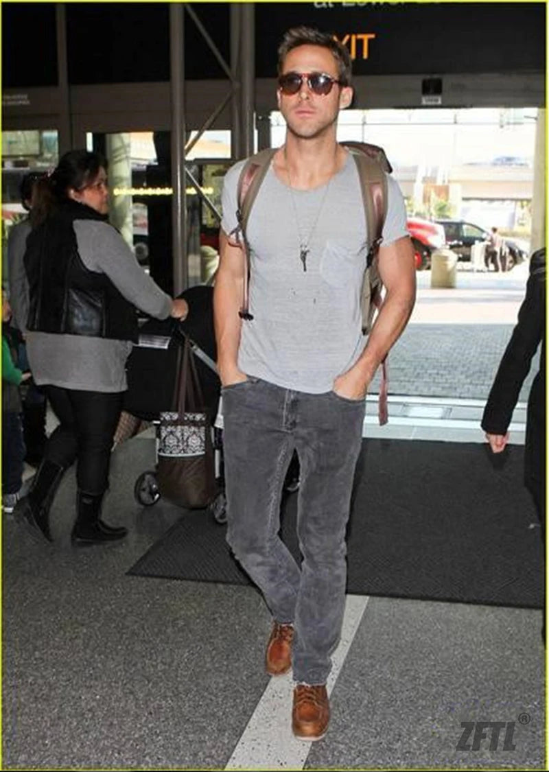 ZFTL Men's Boots Cowhide Thick-soled boots retro British Outdoor Tooling shoes Ankle Boots Male Casual Lace up boots 2025