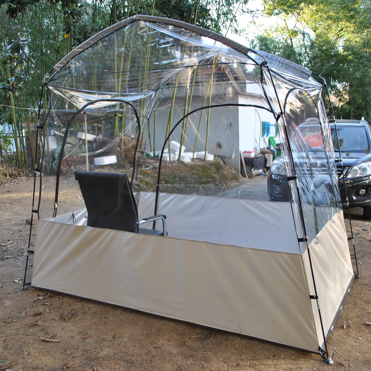Transparent Tent for Sports, Screen House Room, Greenhouse, Camping, Canopy Gazebo, Large Oversize, Warm Tent, 4-6 Person