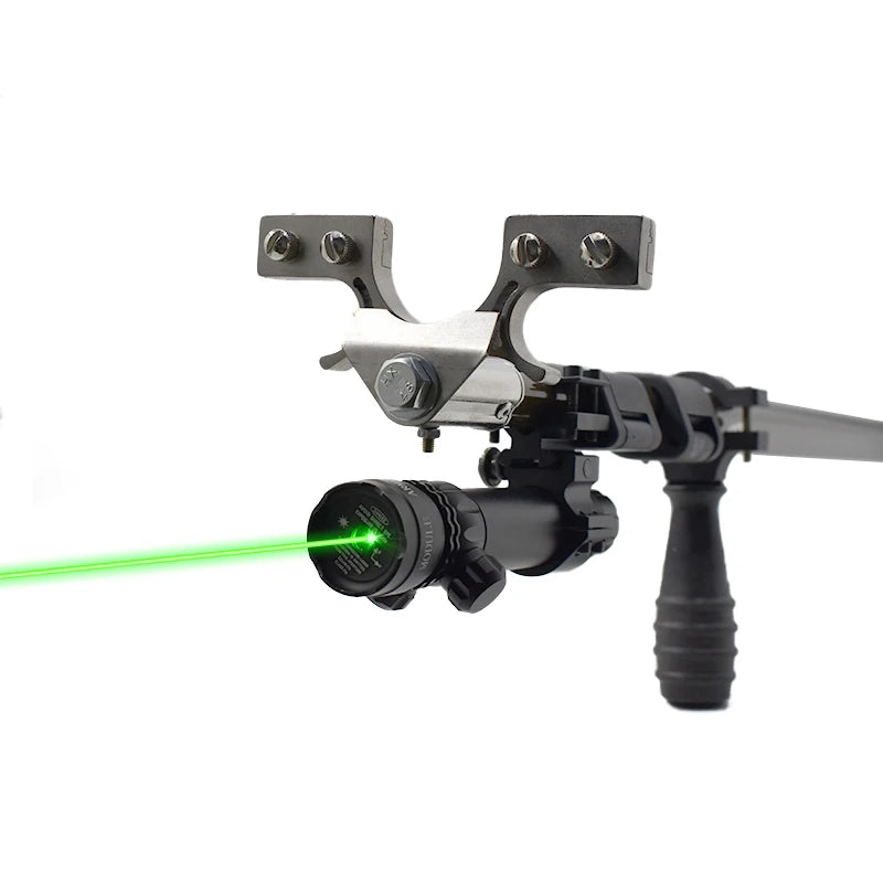 Slingshot Set Slingshot Precision Green Laser Telescopic High Power Catapult Use Reels for Outdoor Hunting Shooting New