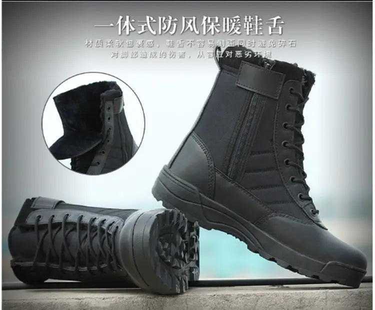 2024 Genuine summer tactical army fans high help desert combat boots tactics SWAT outdoor men's climbing shoes