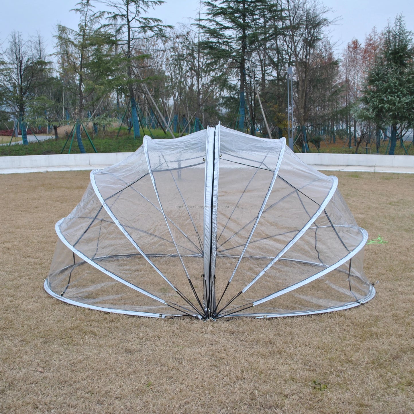 Weatherproof PVC Transparent Bubble Tent Igloo Star Winter Courtyard Swimming Pool Camping Pod Tent for Outdoor Adventure