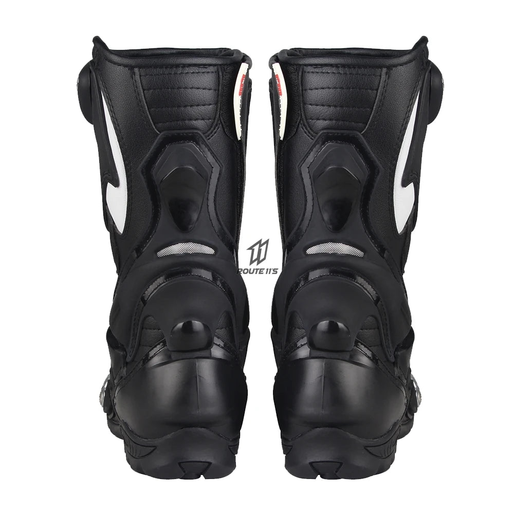 PRO-BIKER Men Motorcycle Boots Waterproof PU Botas Moto Boots Motocross Motorcycle Shoes Protection Motorcycle Long Thigh Boots