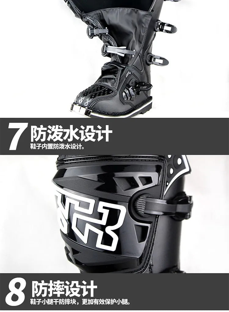 2021 NEW Motorcycle Enduro Motocross Boots Riding Mx Moto Cross Botas Motorbike Motorboats Shoes Racing Men's MTB Downhill Boots