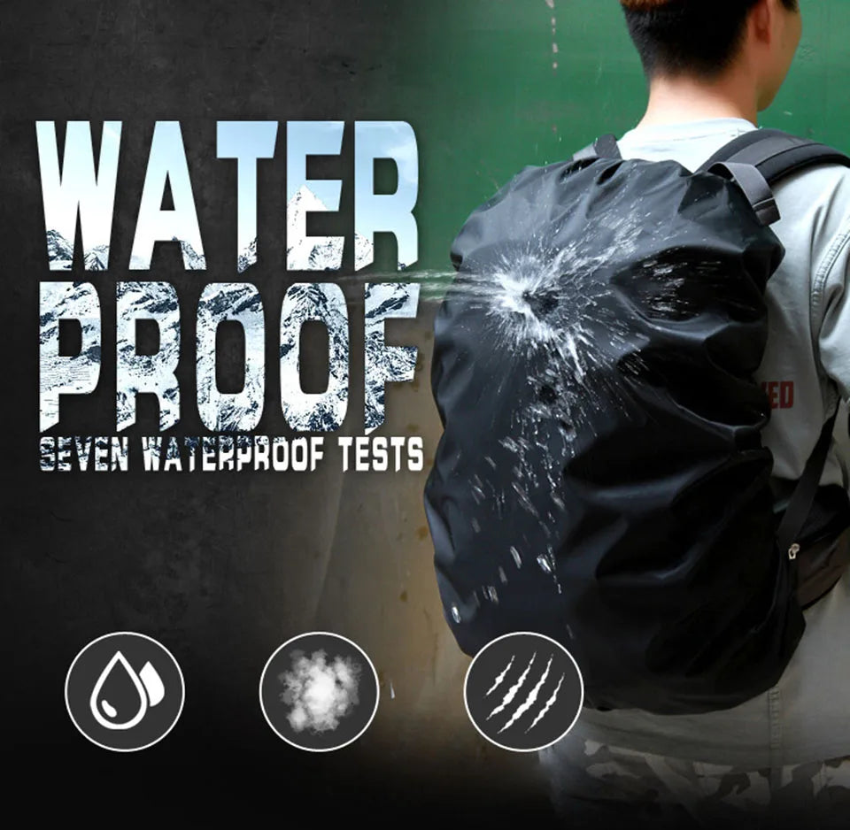 Practical Backpack Rain Shield Waterproof Dustproof Sun-protected Bag Shield Outdoor Camping Hiking Backpack Protective Cover