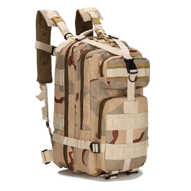 25L Tactical Backpack 3P Combat  Army Outdoor Sports Bag Rucksack Women Men Camping Hiking Climbing Molle Bags
