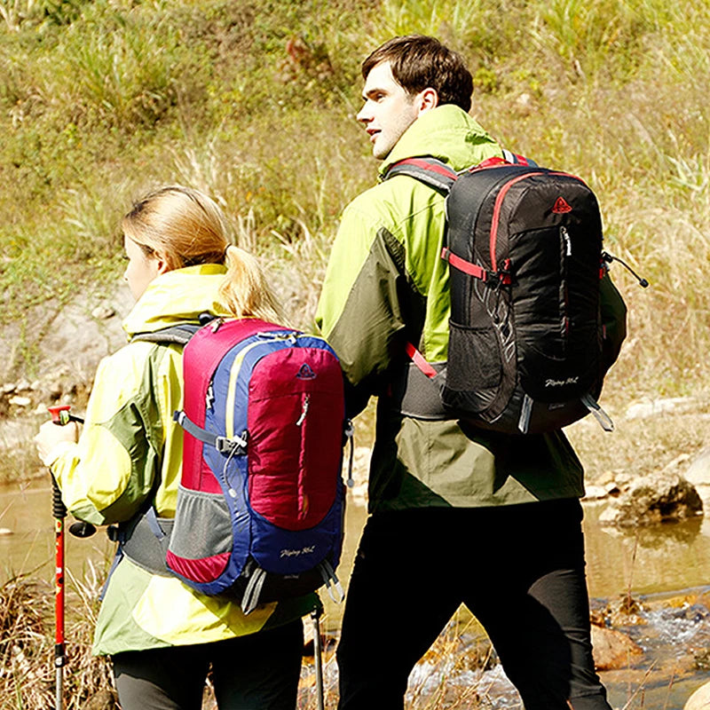 36L Mountain Top Climbing Bag Hicking Trekking Backpack Men Women Survival Backpack Tourist Cycling Backbag Tramping Pack 2022