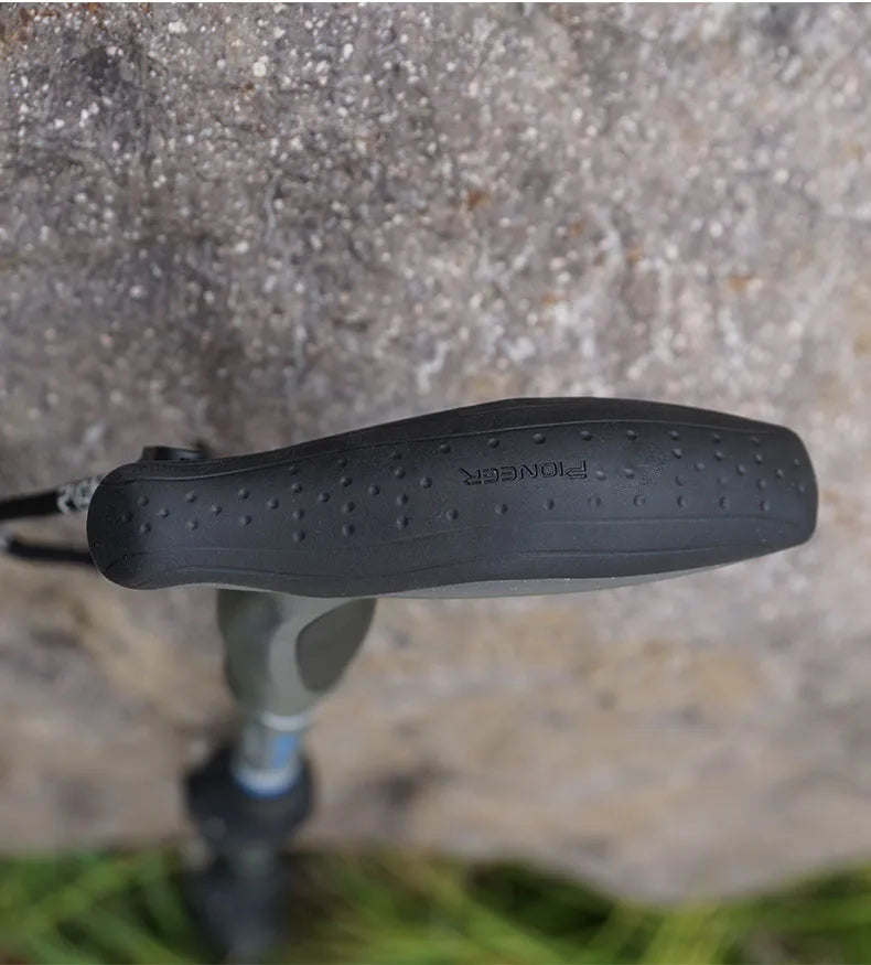 Elder T Handle Carbon Fiber Walking Sticks Tourism Cane Telescopic Trekking Nordic Walking Pole Hiking Crutches Bar Ultralight