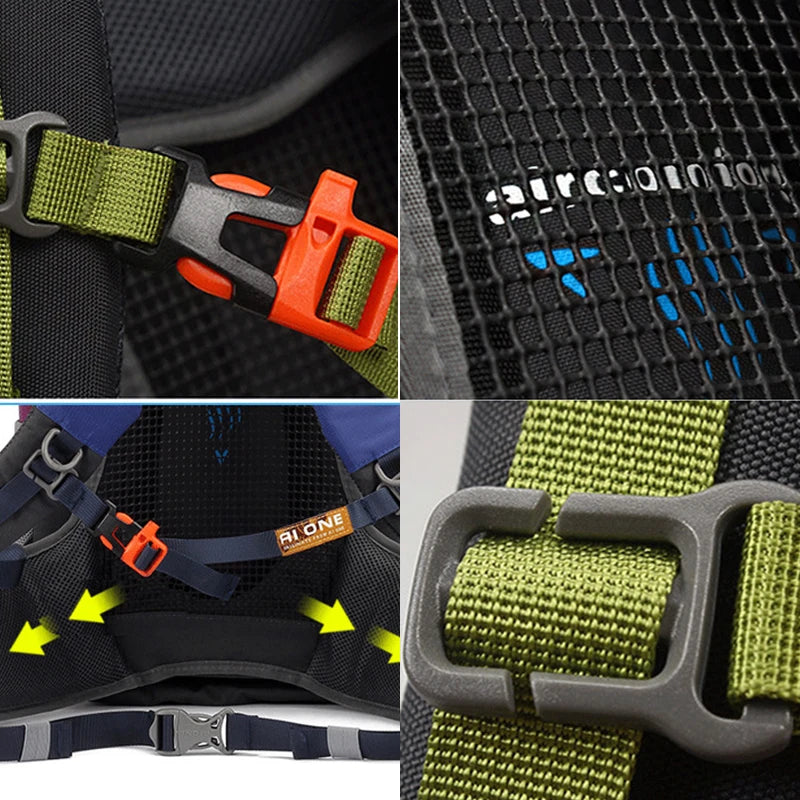 36L Mountain Top Climbing Bag Hicking Trekking Backpack Men Women Survival Backpack Tourist Cycling Backbag Tramping Pack 2022