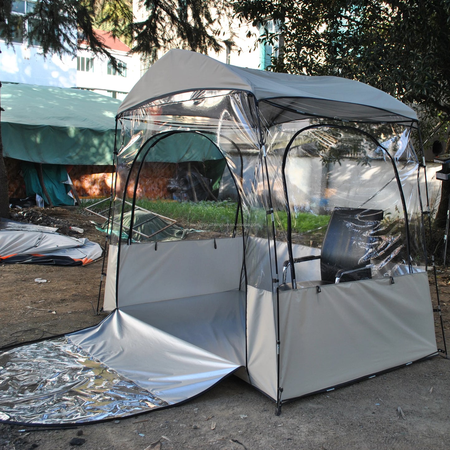 Transparent Tent for Sports, Screen House Room, Greenhouse, Camping, Canopy Gazebo, Large Oversize, Warm Tent, 4-6 Person
