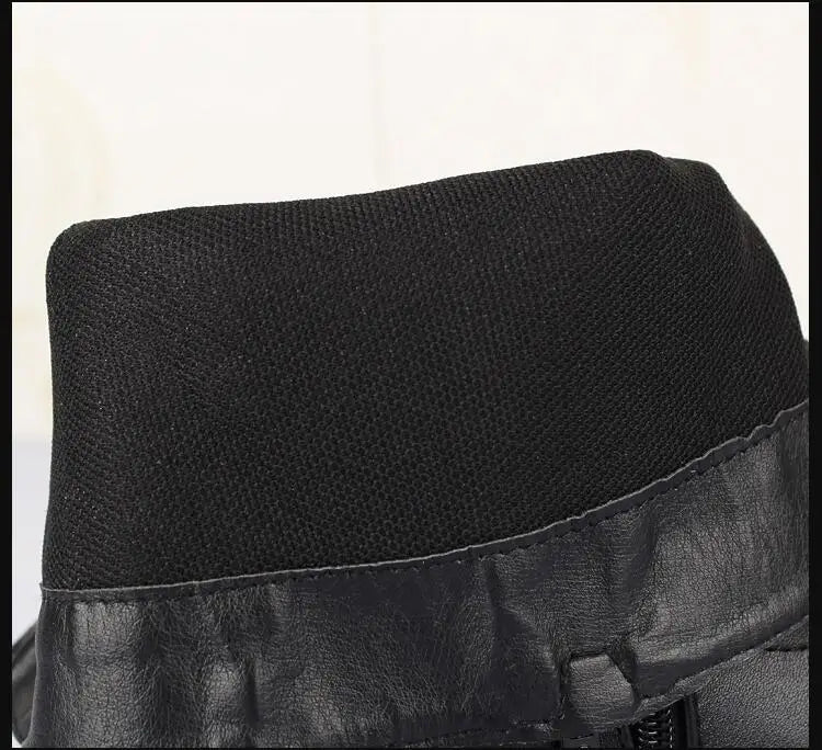 italian brand designer cowboy boots for men casual motorcycle boot black autumn winter shoes genuine leather botas masculinas