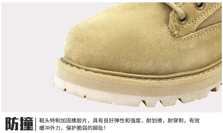 2025 Original Product US Army Sand Battle Desert  Summer Air Vent Army Mountaineering Boots Special Commando men