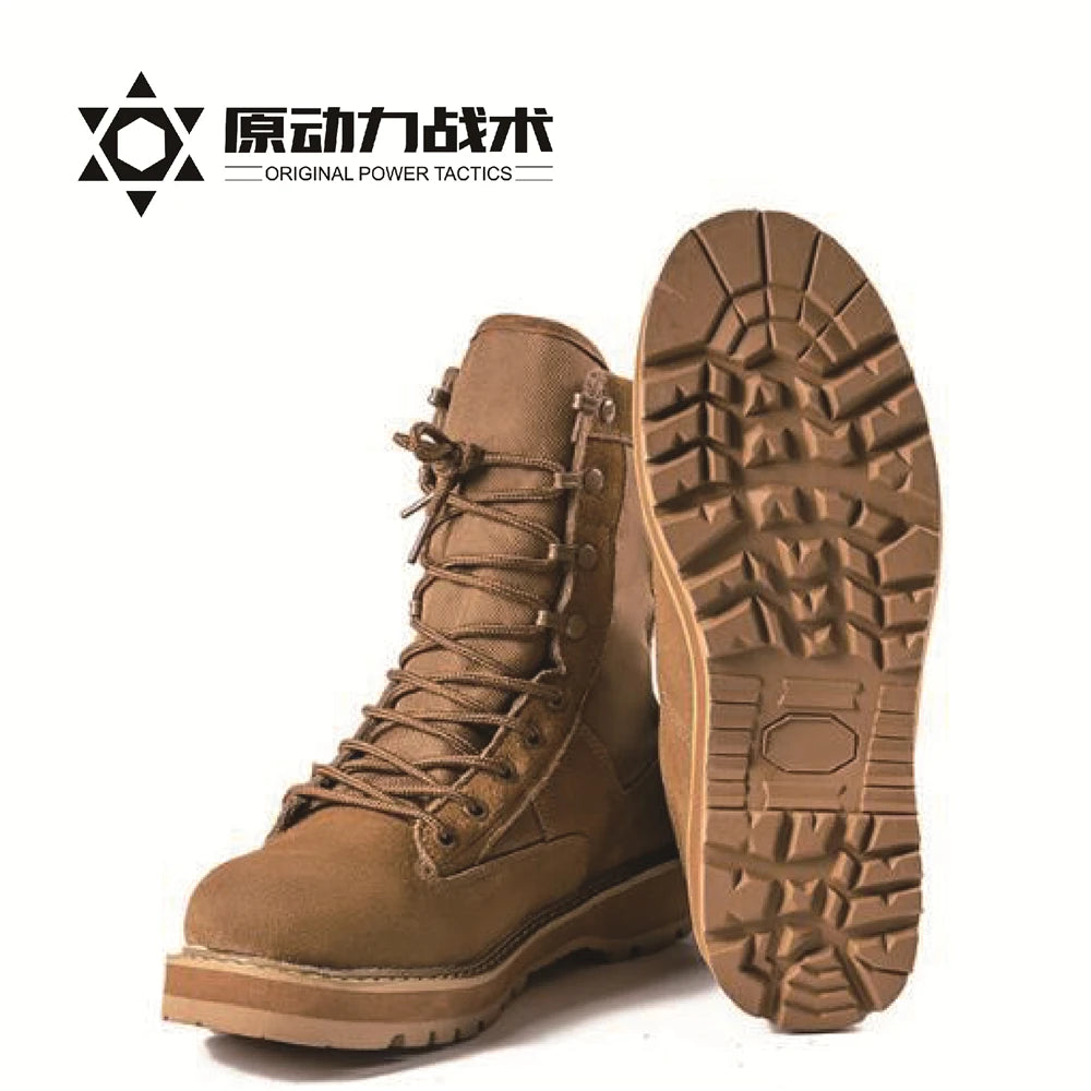 2025 Original Product US Army Sand Battle Desert  Summer Air Vent Army Mountaineering Boots Special Commando men