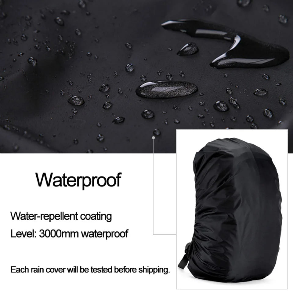 Practical Backpack Rain Shield Waterproof Dustproof Sun-protected Bag Shield Outdoor Camping Hiking Backpack Protective Cover