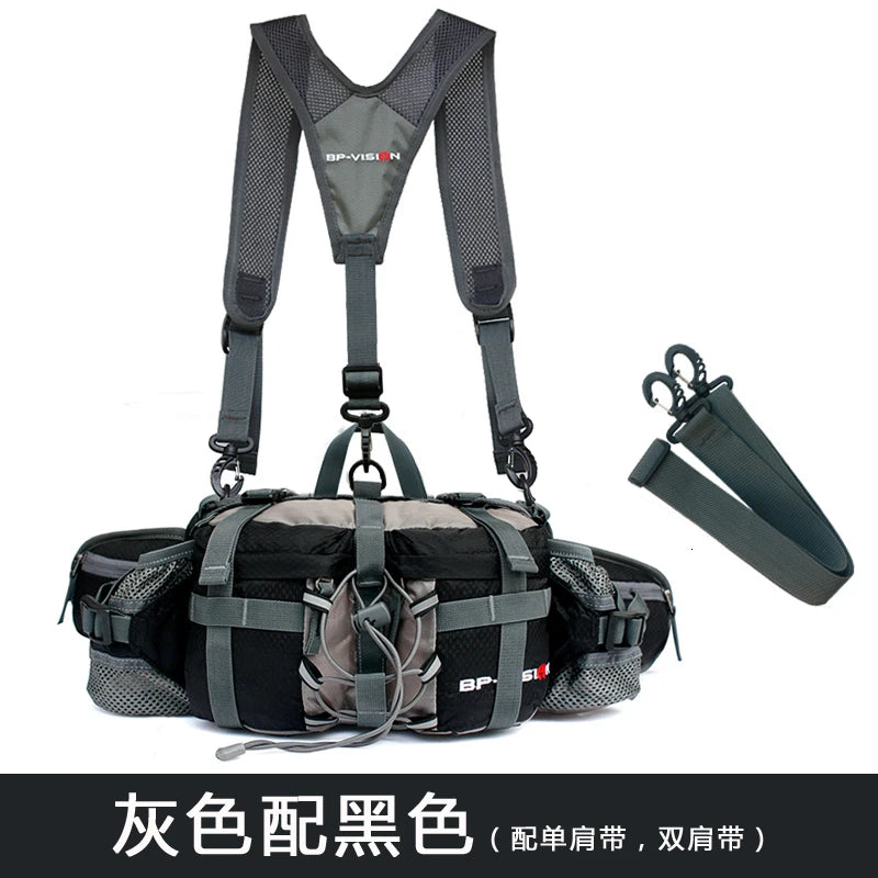 5L Outdoor Sports Waist Bag Men Women Camping Hiking Travel Shoulder Bag Fishing Riding Kettle Backpack Waterproof Rucksack