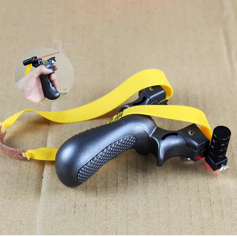 Professional Large Powerful Fishing Bait Slingshot Outdoor Resin Laser Slingshot Thrower Slingshot Catapult for Hunting