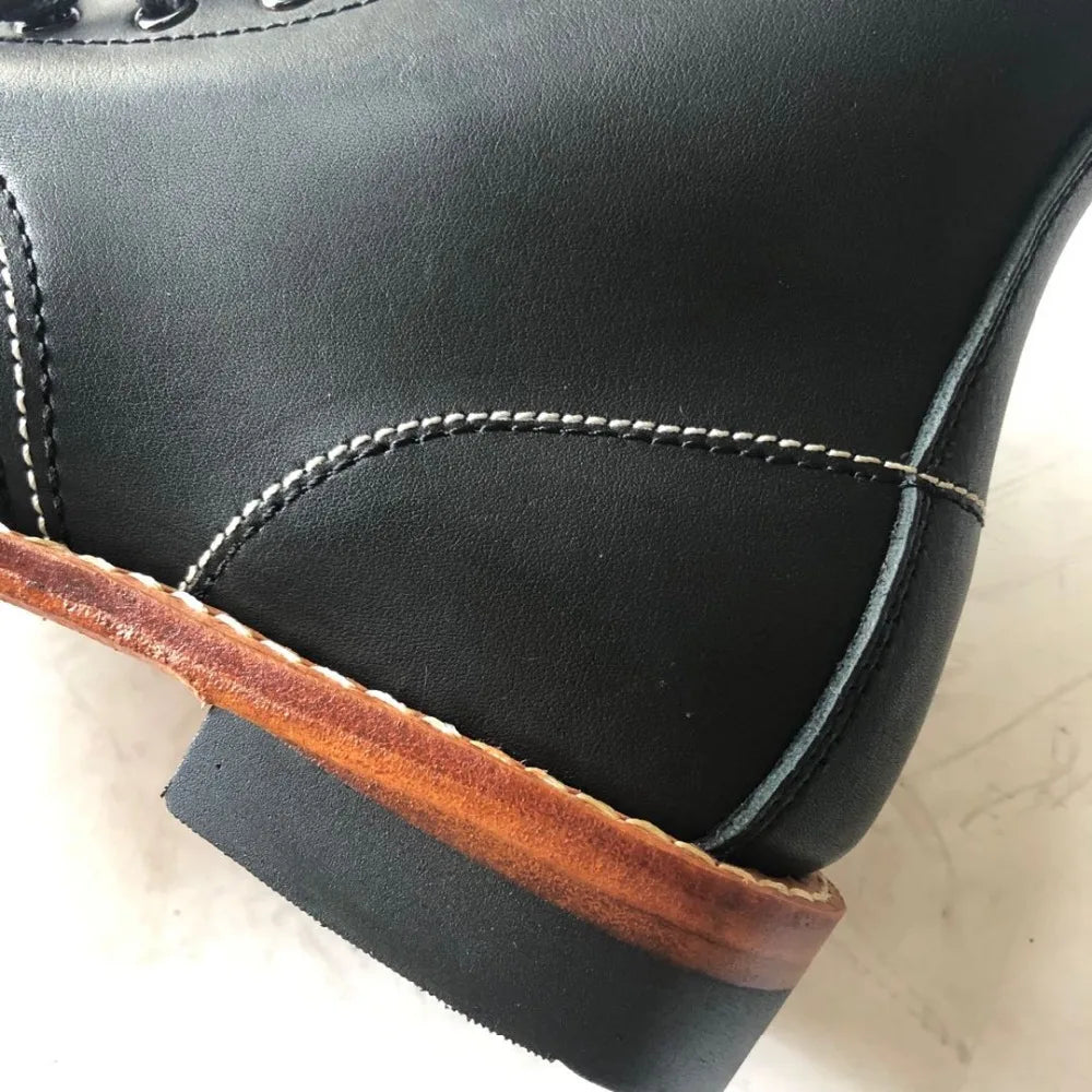 XW318 RockCanRoll Super Quality Size 35-52 Handmade Goodyear Welted Durable Italian Cowhide Boot Custom Made Available