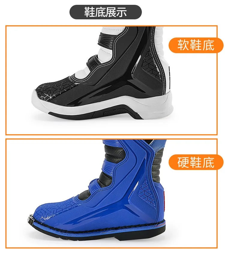 2021 NEW Motorcycle Enduro Motocross Boots Riding Mx Moto Cross Botas Motorbike Motorboats Shoes Racing Men's MTB Downhill Boots