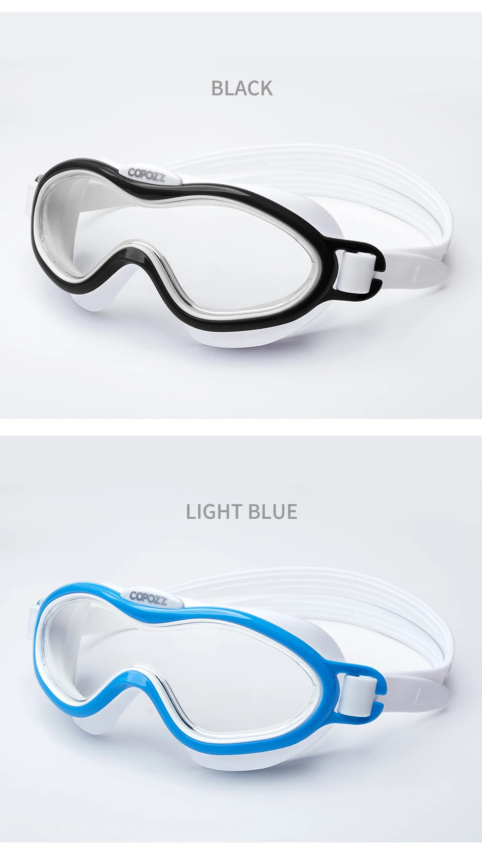 Professional large frame kids Swimming goggles Electroplating HD Anti fog Waterproof Glasses Diving Water sports Goggles Eyewear