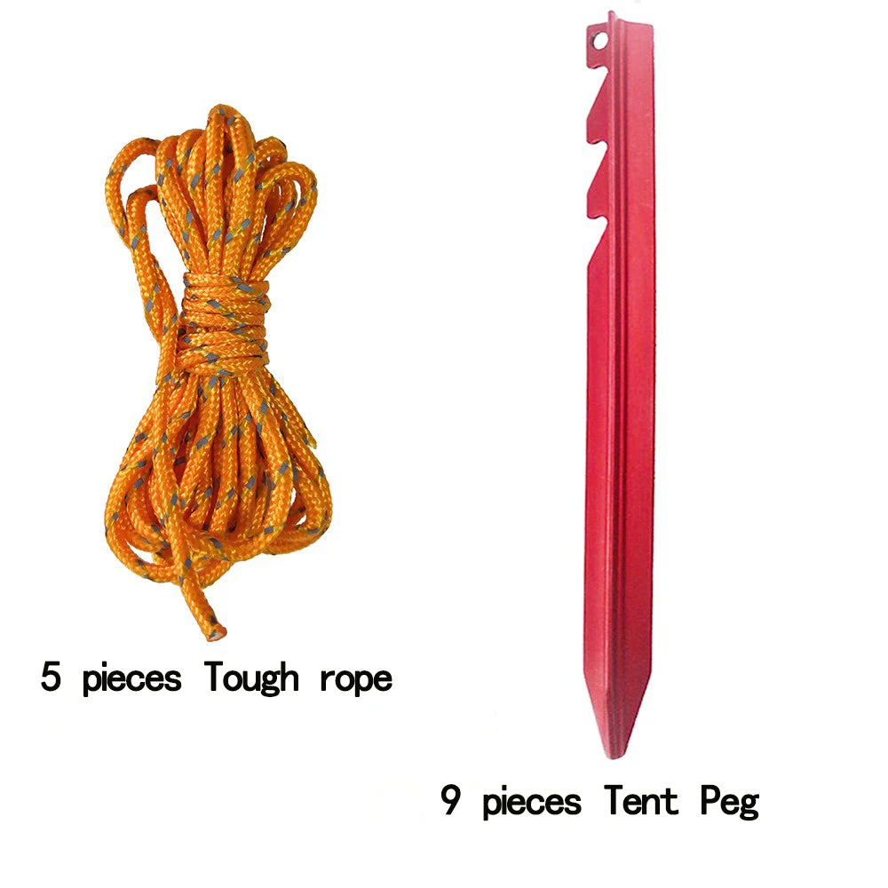 Marvquester-Ultralight Waterproof Trekking Pole, Pyramid Tent, 2-Layer, UL