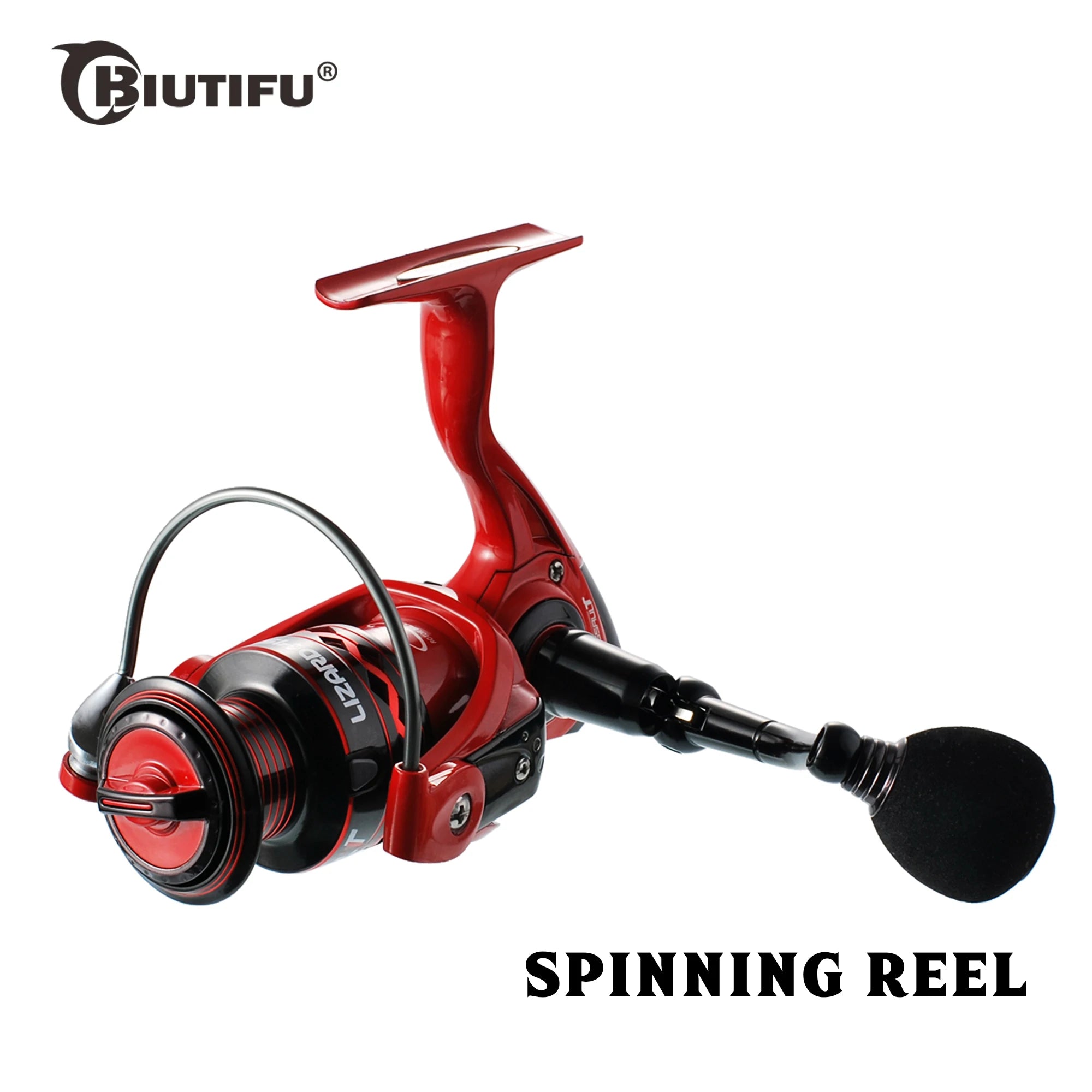 BIUTIFU Innovative Water Resistance Spinning Fishing Reel All Metal 18KG Max Drag Power 500~6000# for Bass Feeder Pike