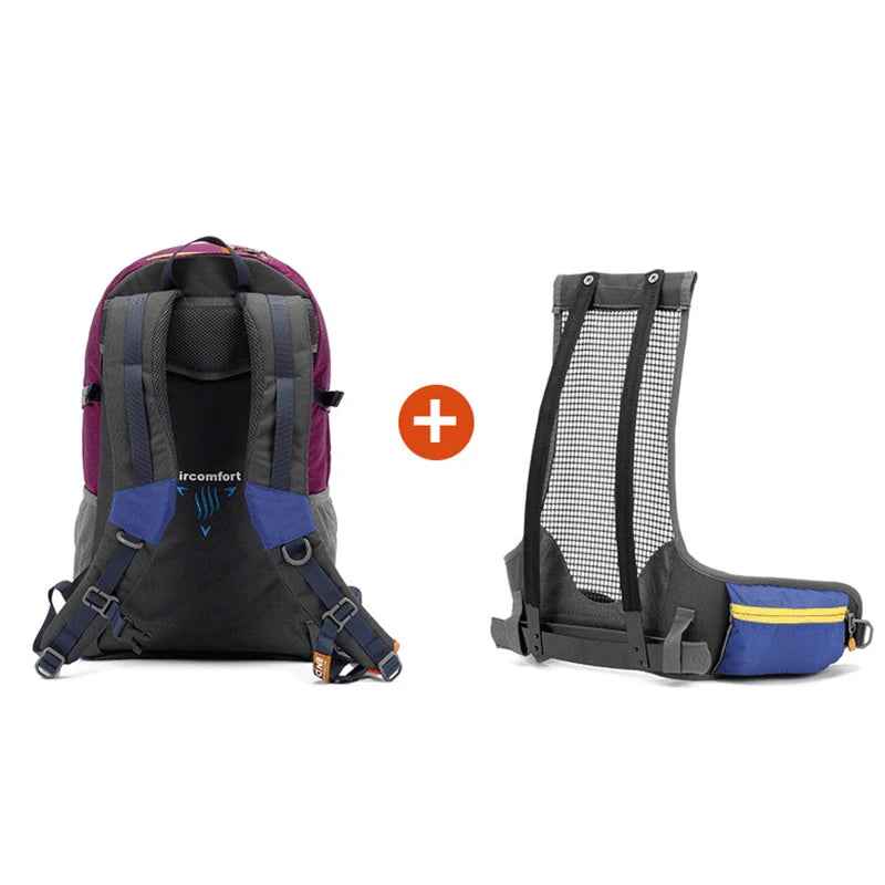 36L Mountain Top Climbing Bag Hicking Trekking Backpack Men Women Survival Backpack Tourist Cycling Backbag Tramping Pack 2022