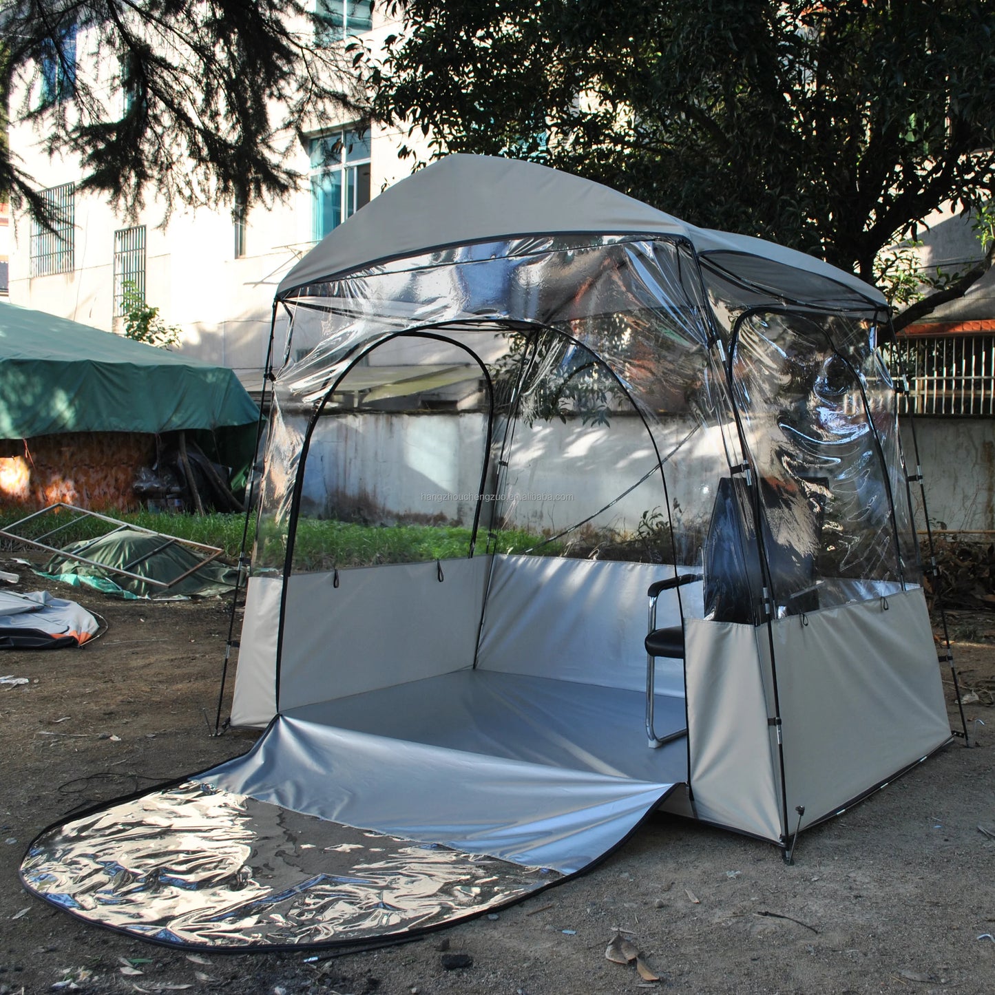 Transparent Tent for Sports, Screen House Room, Greenhouse, Camping, Canopy Gazebo, Large Oversize, Warm Tent, 4-6 Person