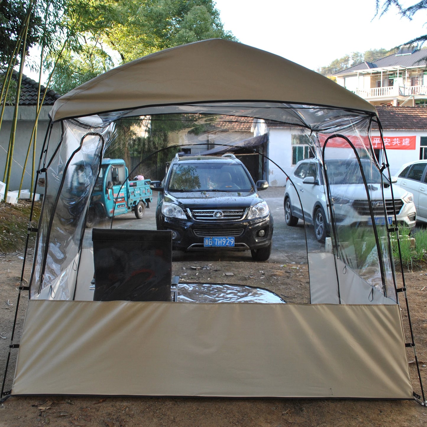 Transparent Tent for Sports, Screen House Room, Greenhouse, Camping, Canopy Gazebo, Large Oversize, Warm Tent, 4-6 Person