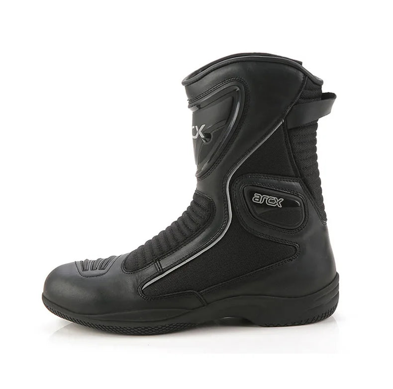 ARCX Motorcycle Boots Waterproof Motorcyclist Quilted Boots Men Winter Motorboats Motorcycle Supplies Unisex Leather Moto Shoes