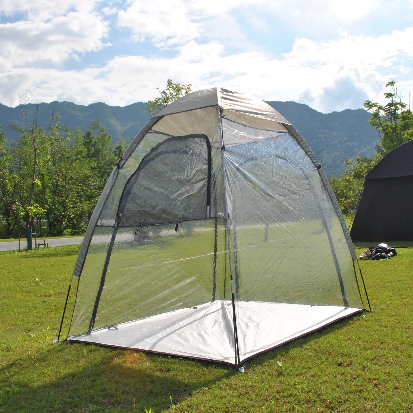 Sports Tent All Weather Clear Sport Shelter Waterproof and Windproof with Detachable Top Cover Rain Tent,PVC tent,Warm keep tent