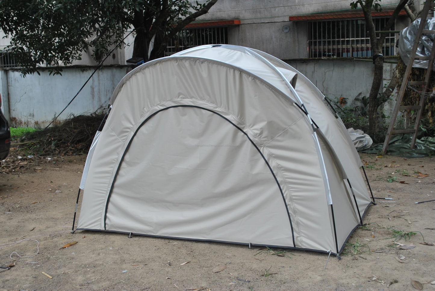 Off-Ground 3 Person Camping Fishing Tent with Double Mesh Doors - Insect Blocking, Durable Design, Easy Setup,Excluding bed