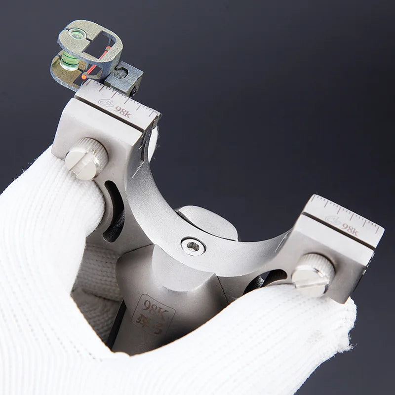 98K Slingshot Hunting Stainless Steel Catapult High Precision with Rubber Band Profession Outdoor Shooting Games