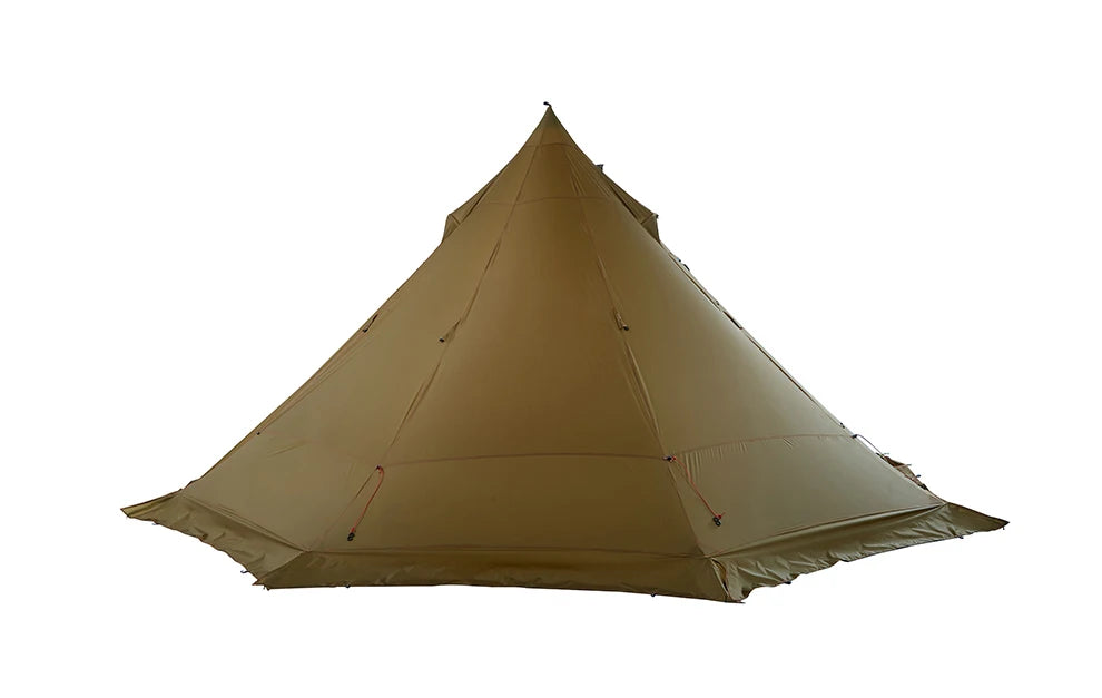ASTA GEAR Track 5 Pyramid tent bushcraf lightweight 4-5 people outdoor hiking camping with snow skirt rainproof windproof tent