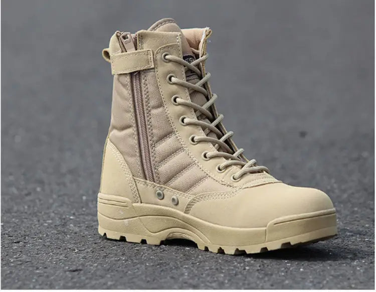 2024 Genuine summer tactical army fans high help desert combat boots tactics SWAT outdoor men's climbing shoes