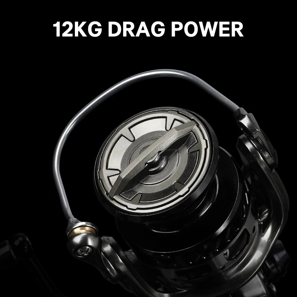 TSURINOYA Full Metal Spinning Fishing Reel 3000 4000 5000 6000 7000 BROWN BEAR 12-20KG Max Drag Feeder Lure Saltwater Wheel