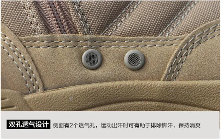 2024 Genuine summer tactical army fans high help desert combat boots tactics SWAT outdoor men's climbing shoes