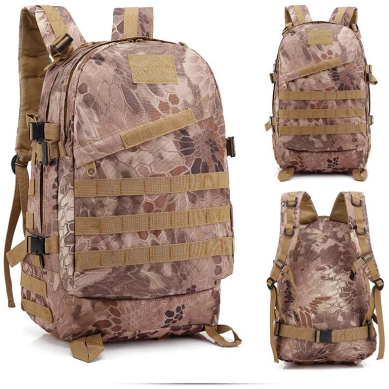 Men Tactical Molle Backpack Military Bag Army Outdoor Waterproof Backpack Hiking Rucksack Camping Backpack 40L