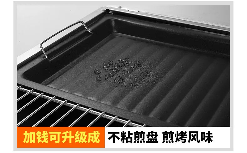 JOYLOVE Stainless Steel Barbecue Grill Charcoal Barbecue Grill BBQ Carbon Grill Outdoor Folding Portable Barbecue