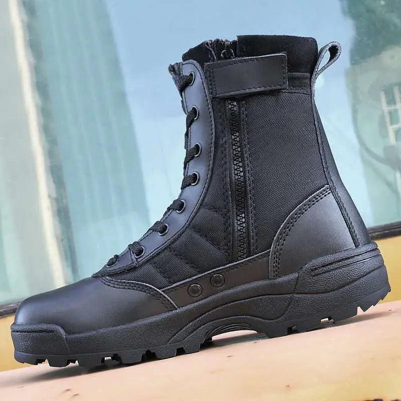2024 Genuine summer tactical army fans high help desert combat boots tactics SWAT outdoor men's climbing shoes