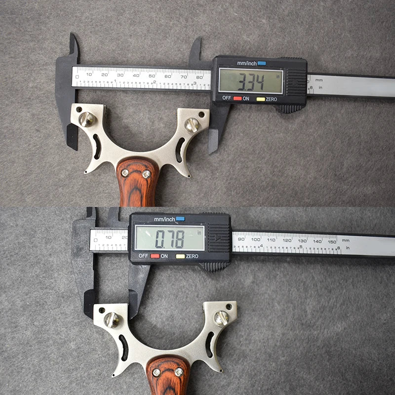 Hunting Slingshot High Quality Powerful Stainless Steel Catapult with Wooden Handle for Outdoor Sports Shooting Bow Accessories